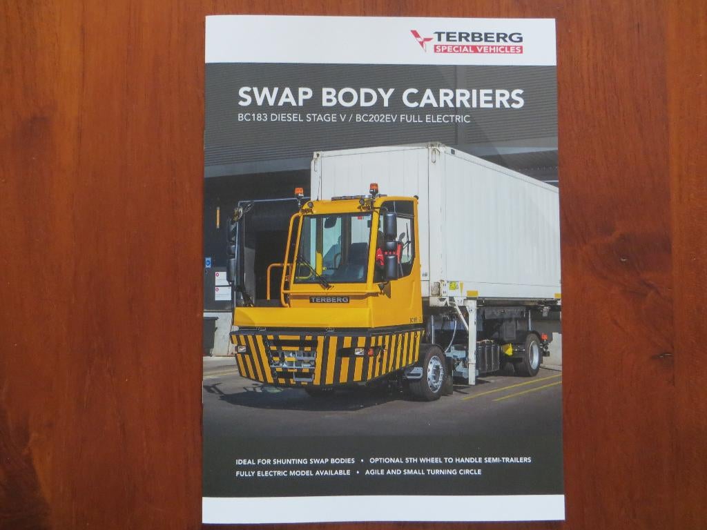 Terberg Swap Body Carriers BC183 diesel stage V / BC202EV, Boeken, Ophalen of Verzenden, Nieuw, Overige merken