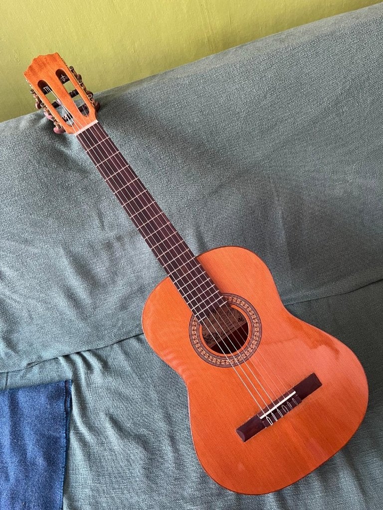 Spaanse gitaren 3/4 en Saz (long neck), Ophalen, Gebruikt, Klassieke of Spaanse gitaar, Met (piezo-)element