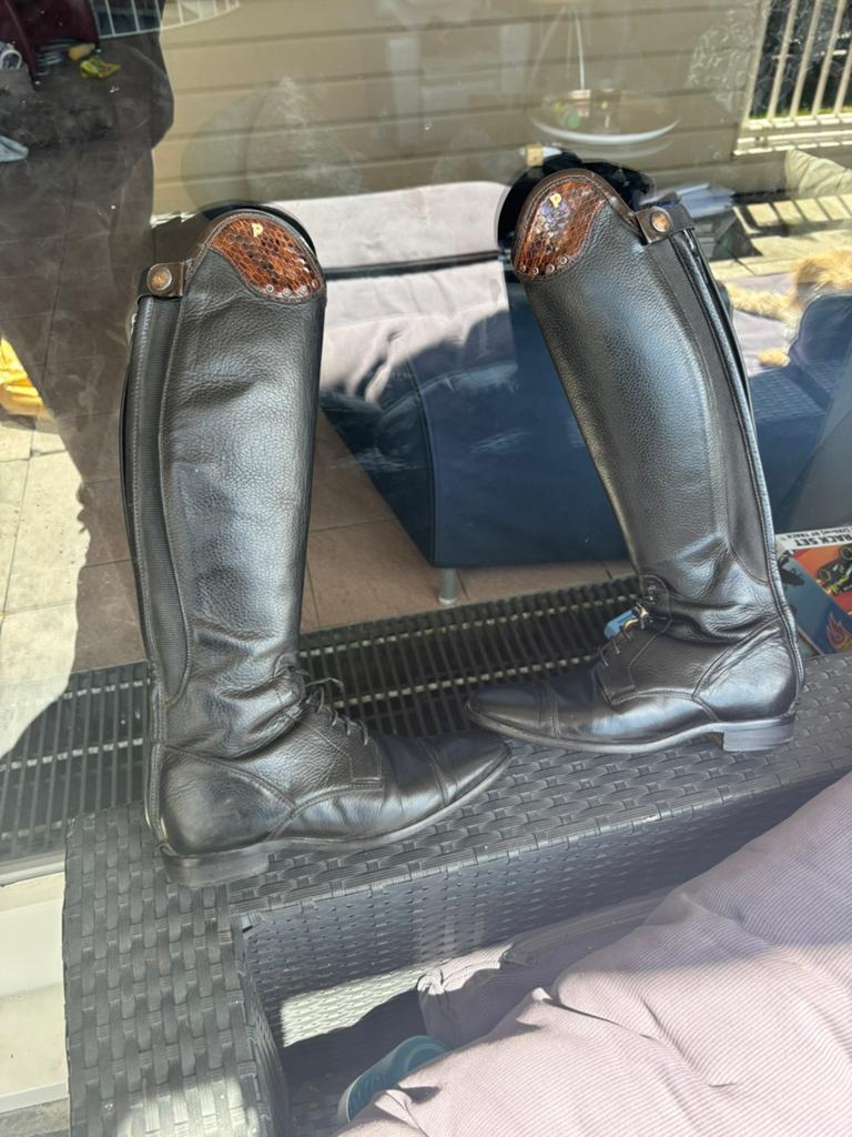 Petrie luca rijlaarzen, Dieren en Toebehoren, Paardrijkleding, Ophalen, Gebruikt, Schoeisel, Kinderen