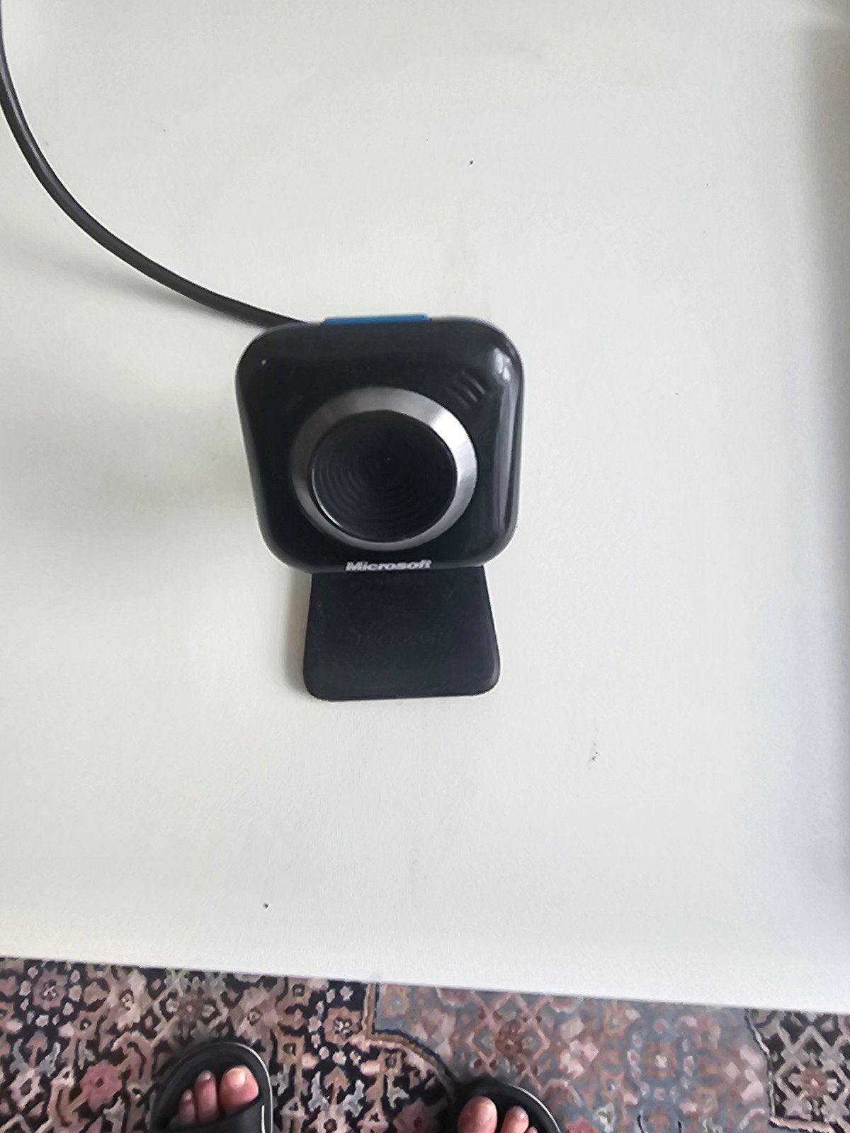 Microsoft LifeCam VX-1000 Webcam, Computers en Software, Ophalen, Gebruikt, Windows, Monitorclip