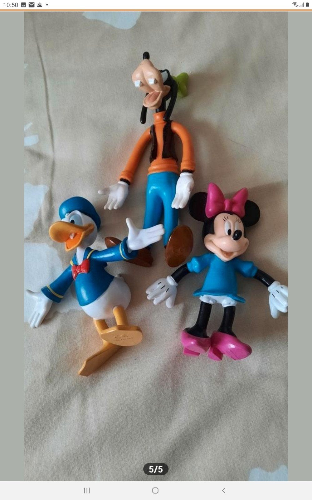 3 buigbare Disney figuurtjes, Verzamelen, Disney, Ophalen of Verzenden, Overige figuren, Beeldje of Figuurtje