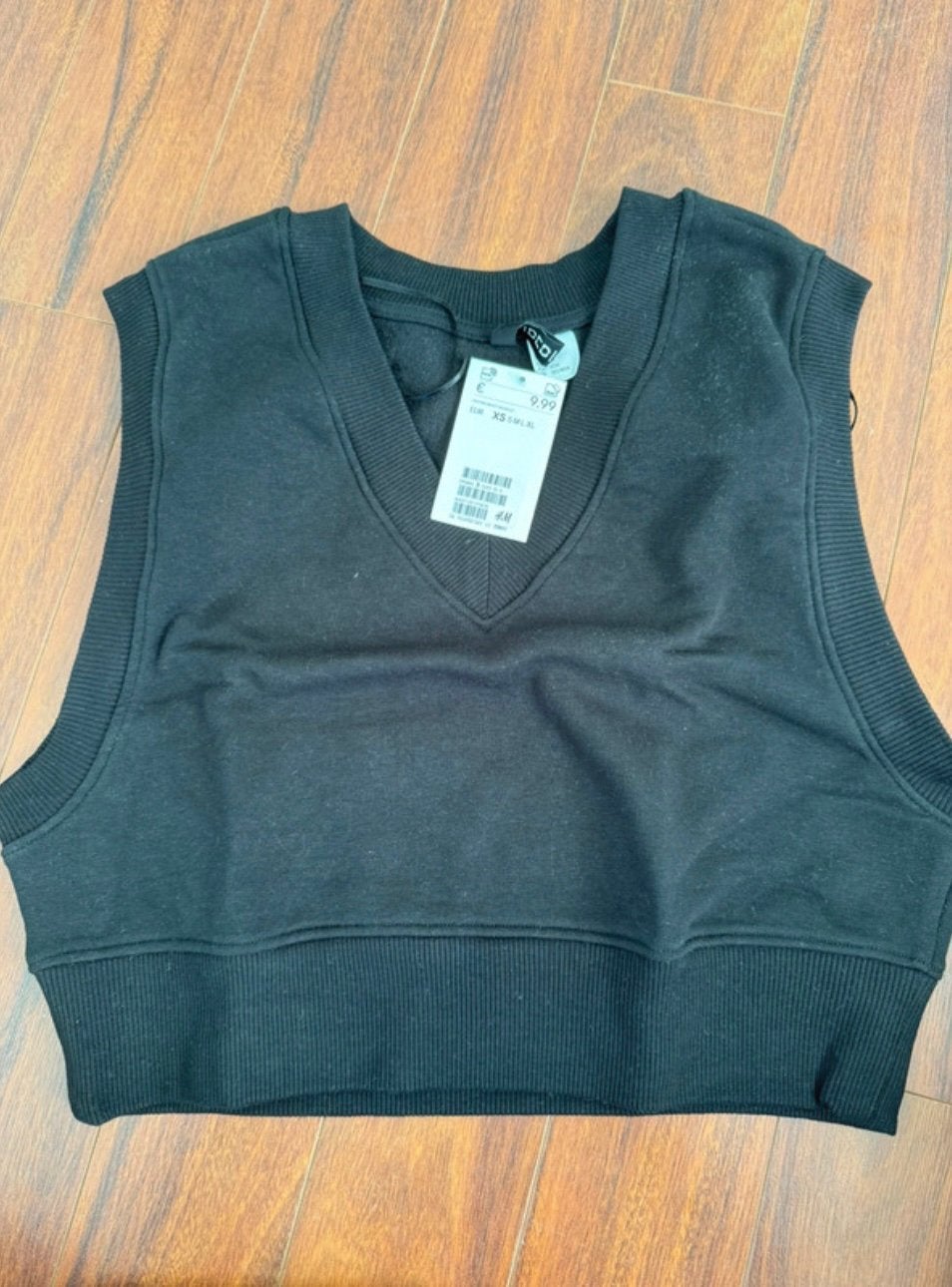 Nieuwe H&M Spencer Zwart Maat XS, Kleding | Dames, Tops, Zwart, Nieuw, Ophalen of Verzenden, Zonder mouw