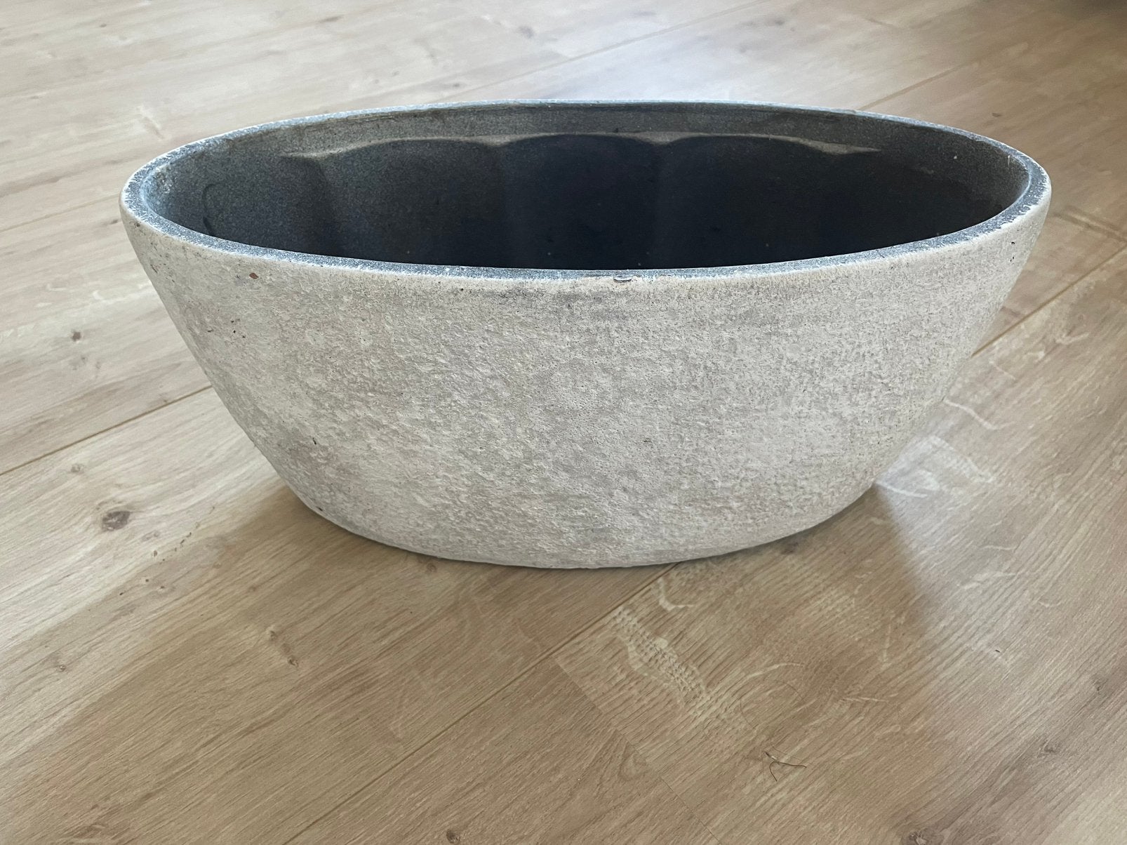 Plantenpot wit, Tuin en Terras, Bloempotten, Ophalen, Rond, Binnen, Zo goed als nieuw
