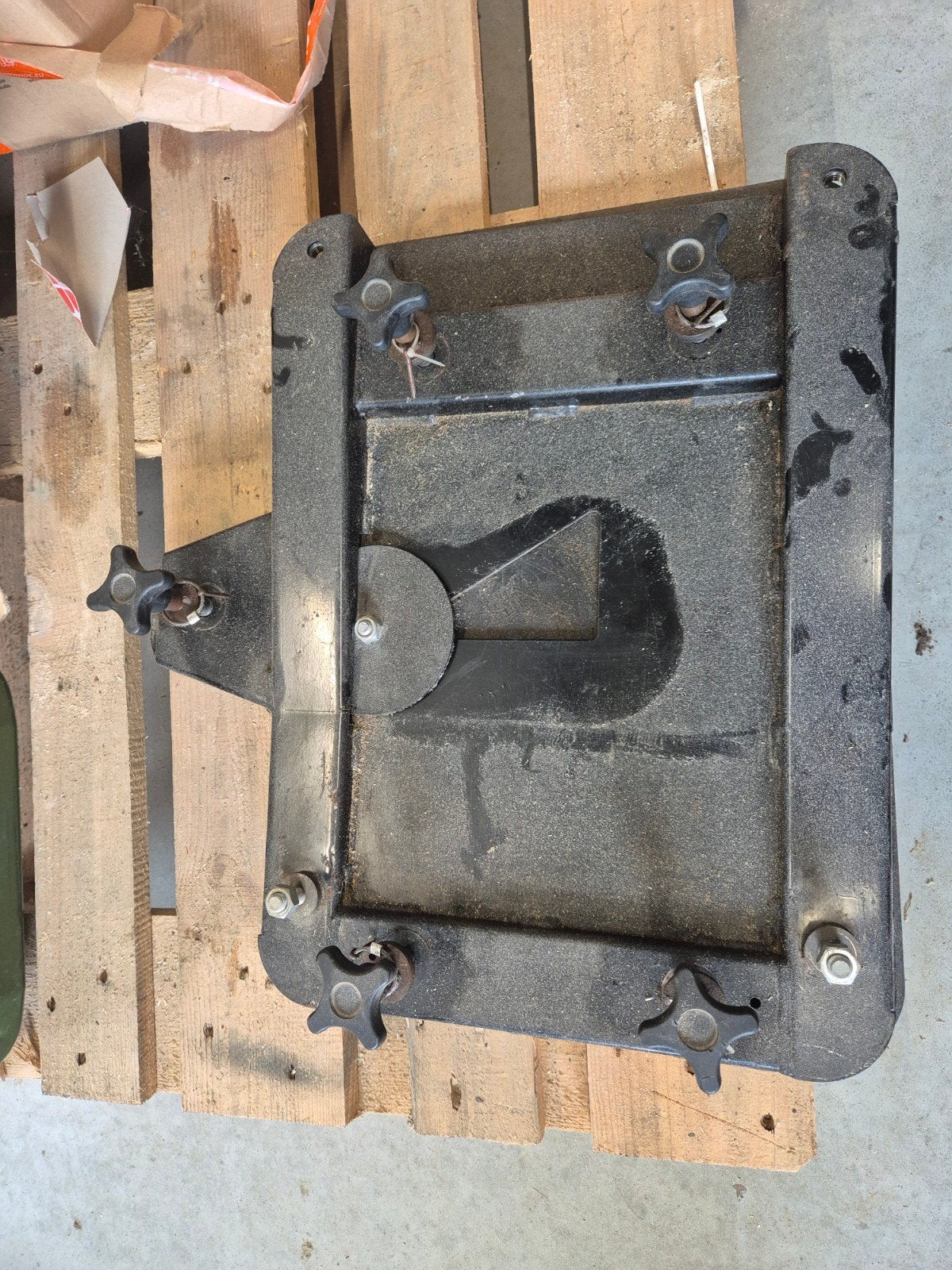 Draaischijf bank fiat ducato peugeot boxer, Ophalen, Gebruikt