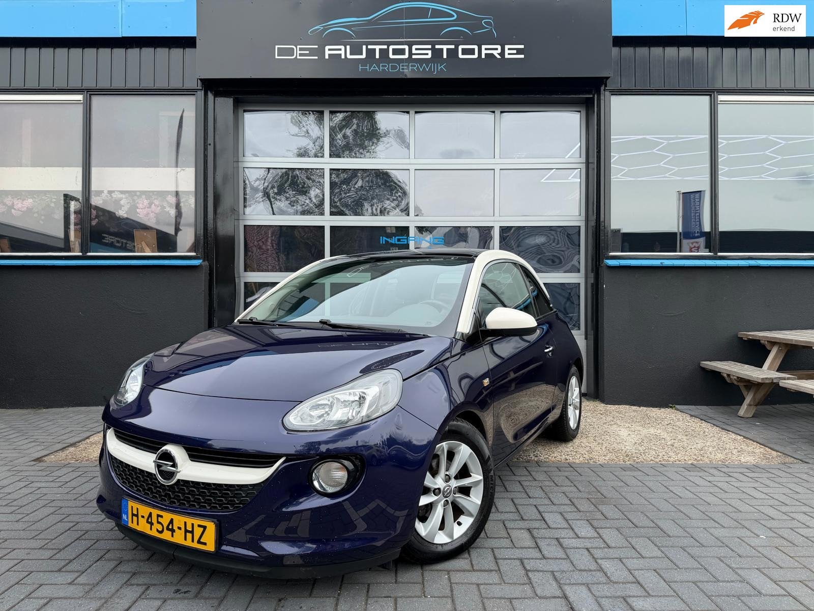 Opel ADAM 1.4 Glam leder Airco Panodak Cruise Stoel Stuur ve, Voorwielaandrijving, Euro 5, 4 cilinders, Leder en Stof