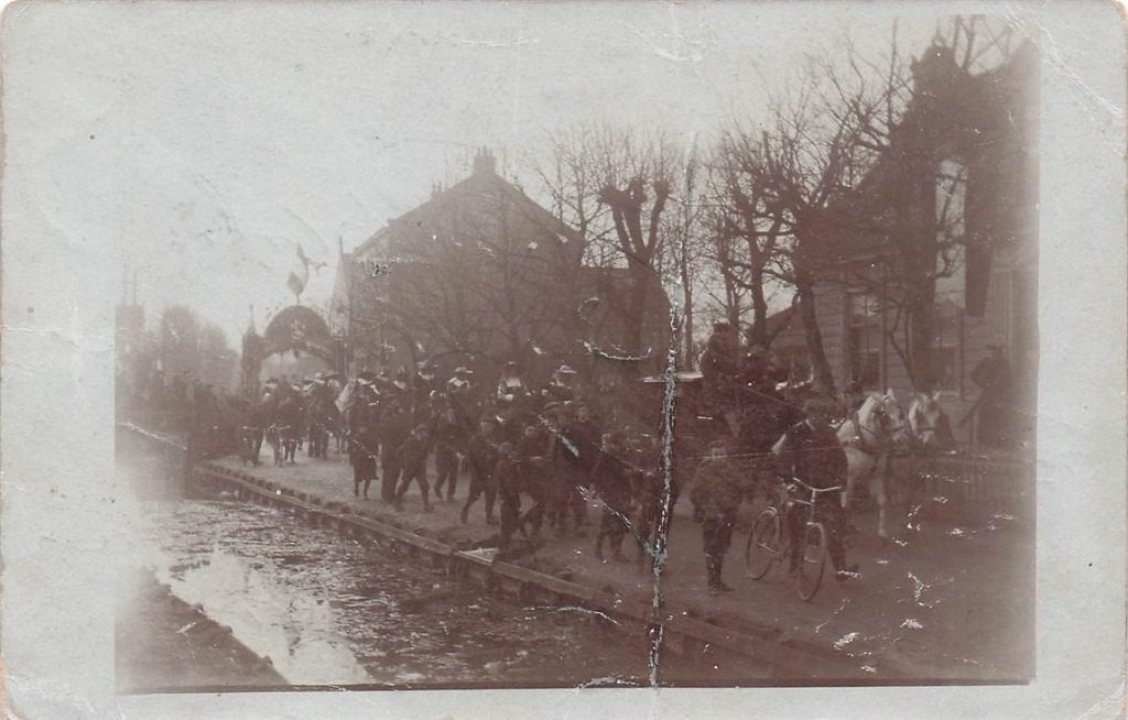 703-009-041 Landsmeer, Verzenden, Voor 1920, Noord-Holland