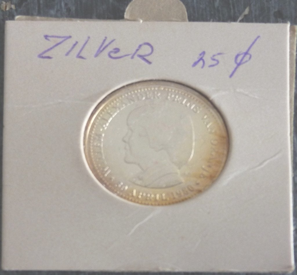 Willem Alexander 30 april 1980, Verzenden, Zilver, Nederland