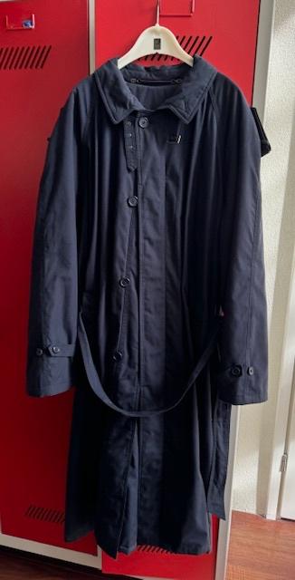 Lange blauwe jas, Onbekend, Ophalen of Verzenden, Zo goed als nieuw, Maat 48/50 (M)