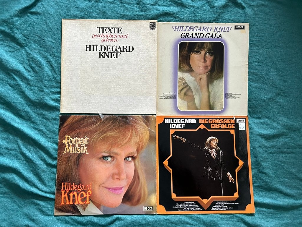 4 LP's Hildegard Knef (ook per stuk te koop), LP, Gebruikt, Pop, Ophalen of Verzenden