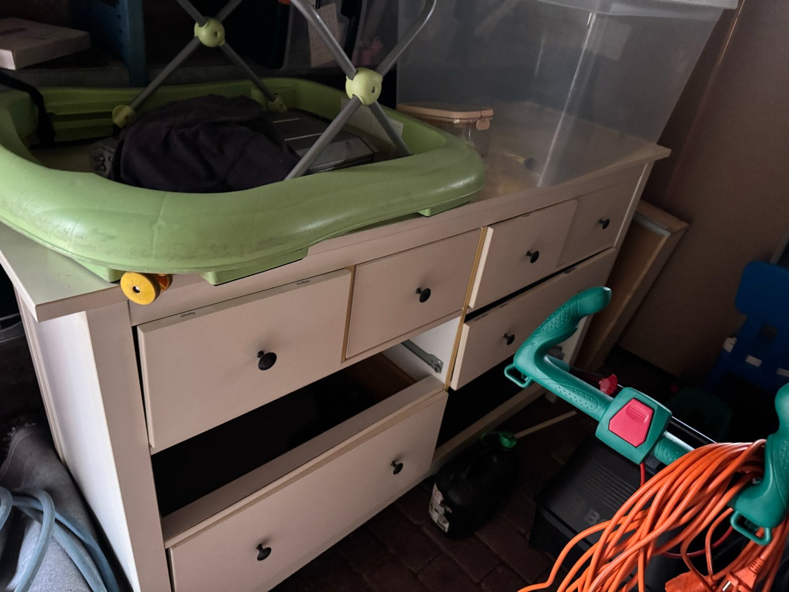 2 opknap kasten, Ophalen, Gebruikt, 100 tot 150 cm, Met lade(s)