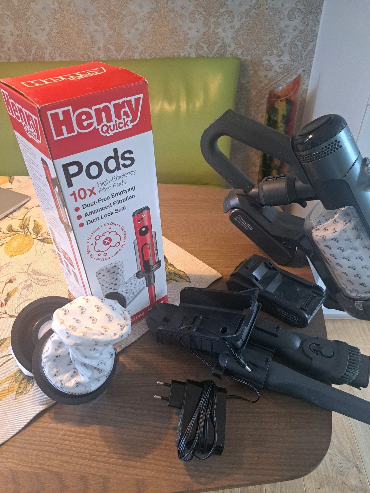 Numatic Steelstofzuiger met accessoires, Witgoed en Apparatuur, Draadloos, Numatic, Zo goed als nieuw, Steelstofzuiger
