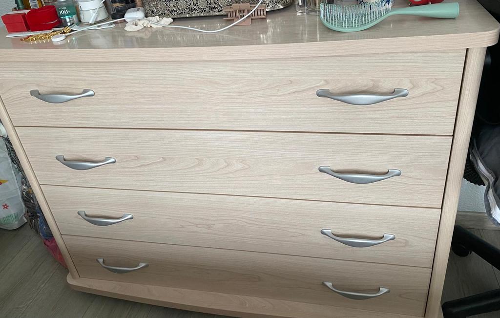 Bed+kledingkast+makeuptafel, Ophalen of Verzenden, Zo goed als nieuw, 50 tot 75 cm, 150 tot 200 cm