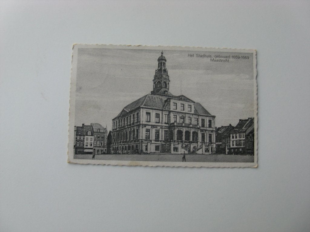 Maastricht Stadhuis gebouwd 1659-1669, Ophalen of Verzenden, Voor 1920, Gelopen, Noord-Brabant