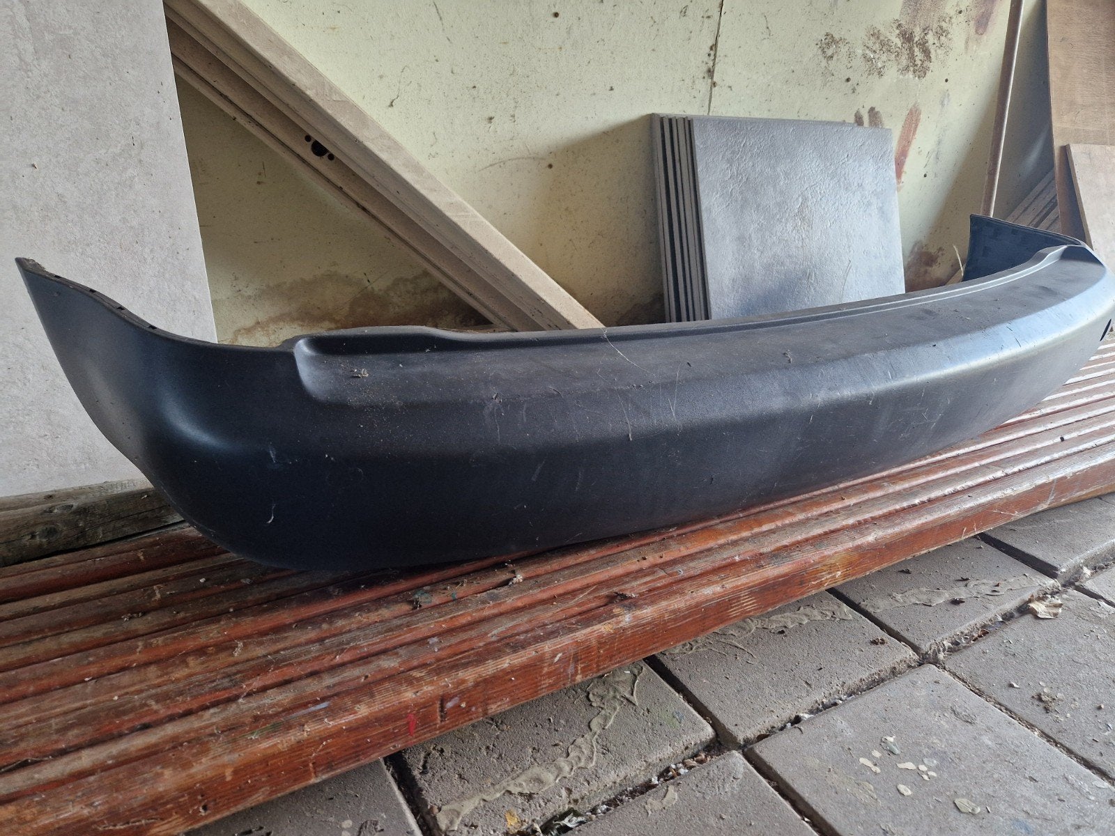 Gebruikte Bumper - Achter - Zwart VW Caddy, Ophalen, Gebruikt, Volkswagen, Achter