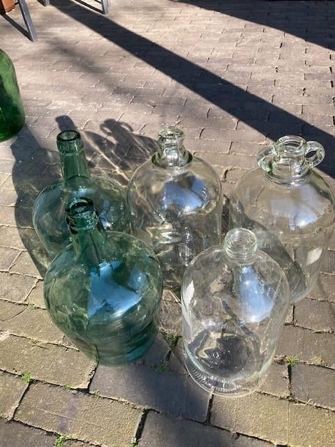 wijnflessen voor zelf wijnmaken of decoratie, Ophalen, Gebruikt