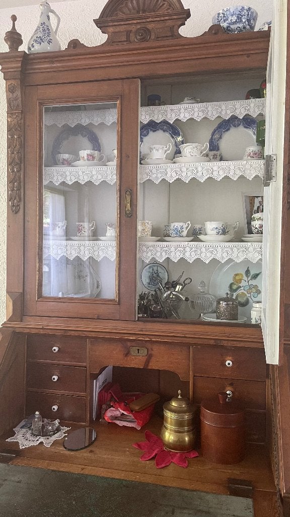 Secretaire Grűnderzeit ca1880 Grenen, Antiek en Kunst, Ophalen