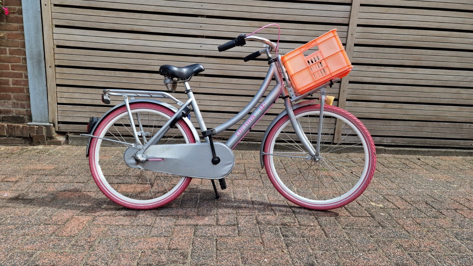 Cortina U4 Transport 24 inch kinderfiets, Fietsen en Brommers, Ophalen, Gebruikt, Cortina, Terugtraprem