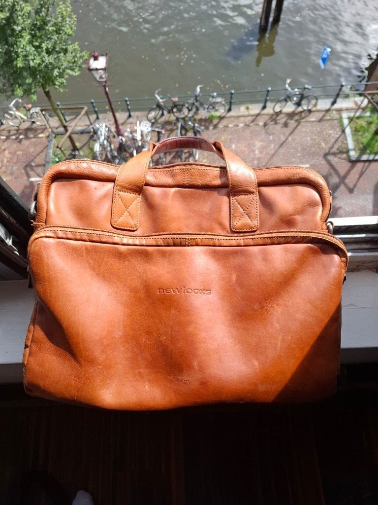 New Looxs Cali leren (fiets)tas, Ophalen of Verzenden, Zo goed als nieuw, New Looxs