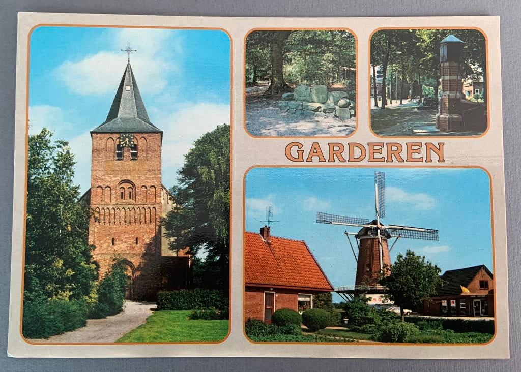 Garderen, Verzamelen, Ansichtkaarten | Nederland, Ophalen of Verzenden, Gelopen, Gelderland