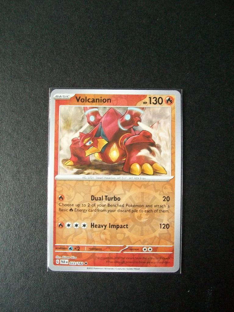 2065: nieuwe Pokemon Kaart holofoil VOLCANION HP 130 022/182, Hobby en Vrije tijd, Verzamelkaartspellen | Pokémon, Nieuw, Losse kaart