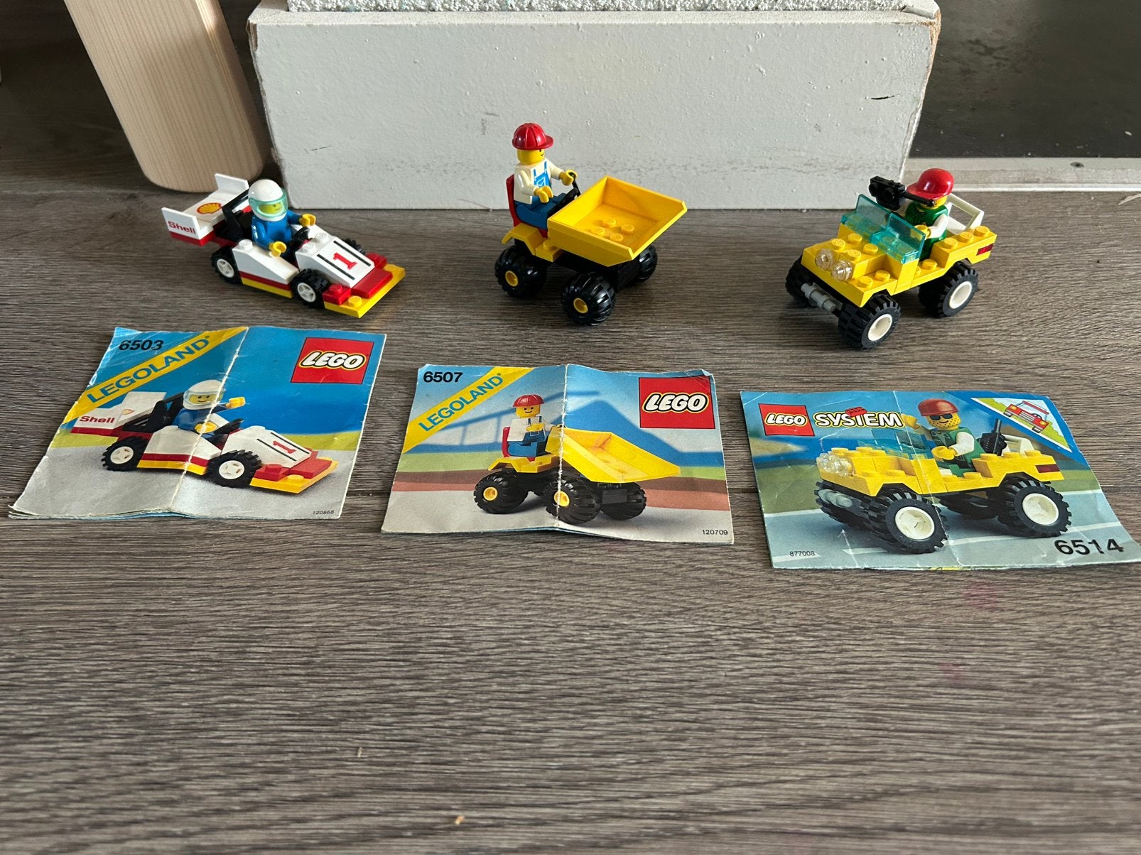Lego setjes met boekjes 6503 6507 en 6514, Ophalen of Verzenden, Zo goed als nieuw, Lego