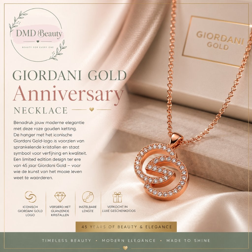 Giordani Gold Anniversary Necklace – Limited Edition, Ophalen of Verzenden, Nieuw, Goud, Overige materialen