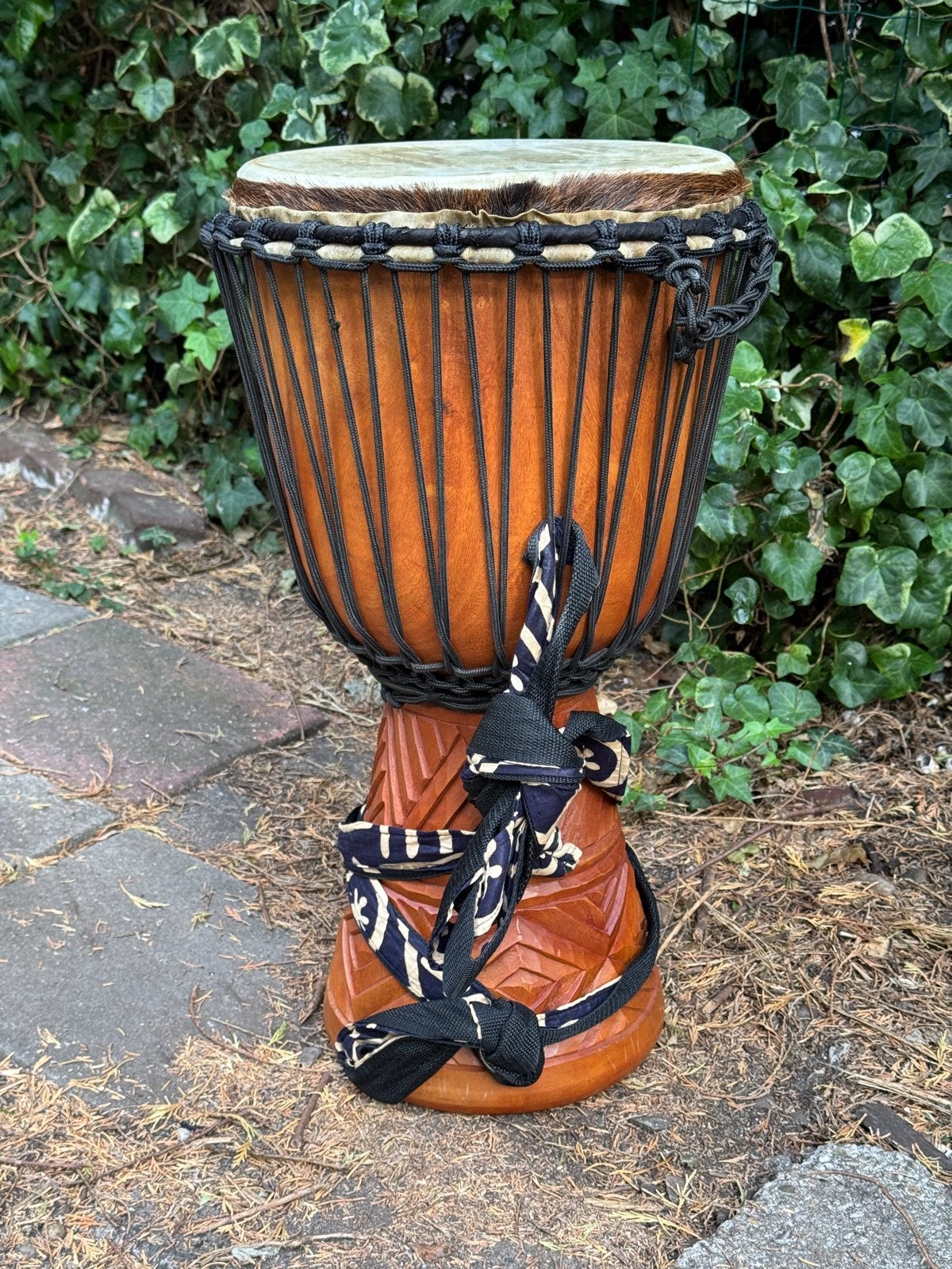 Djembe trommel met draagtas - Zo goed als nieuw, Ophalen, Zo goed als nieuw, Trommel