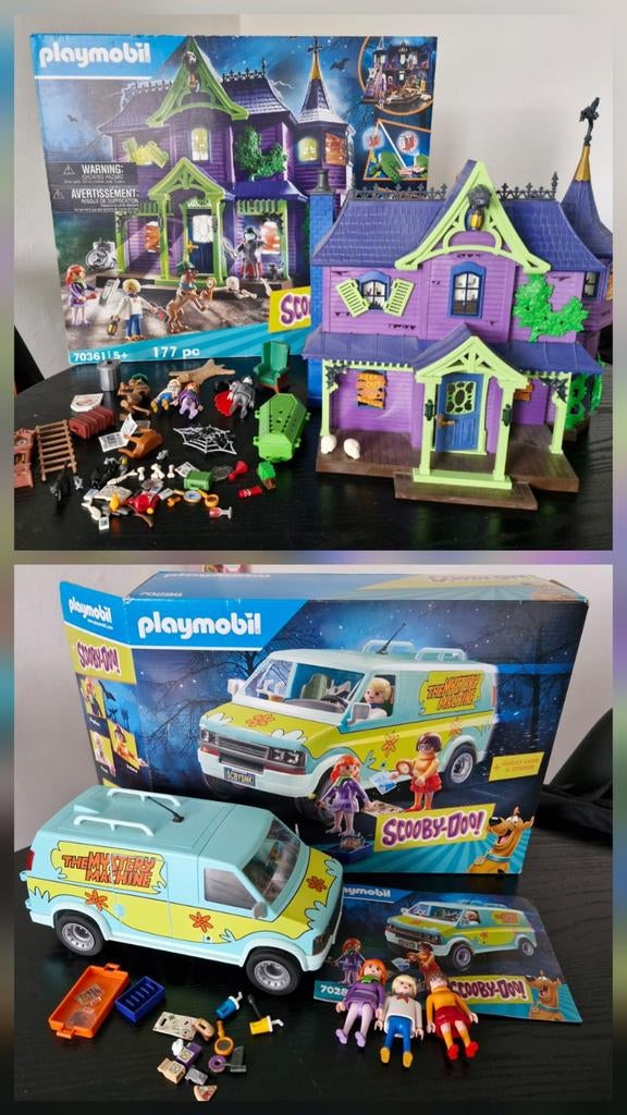 Scooby-Doo Playmobil, Kinderen en Baby's, Speelgoed | Playmobil, Ophalen, Zo goed als nieuw, Complete set