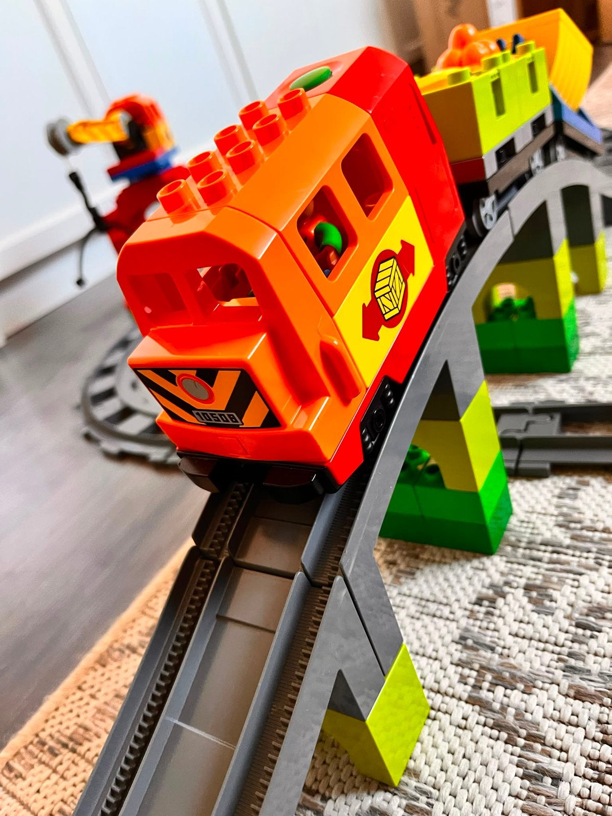 LEGO DUPLO Treinset 10508 + 10506, Ophalen of Verzenden, Gebruikt