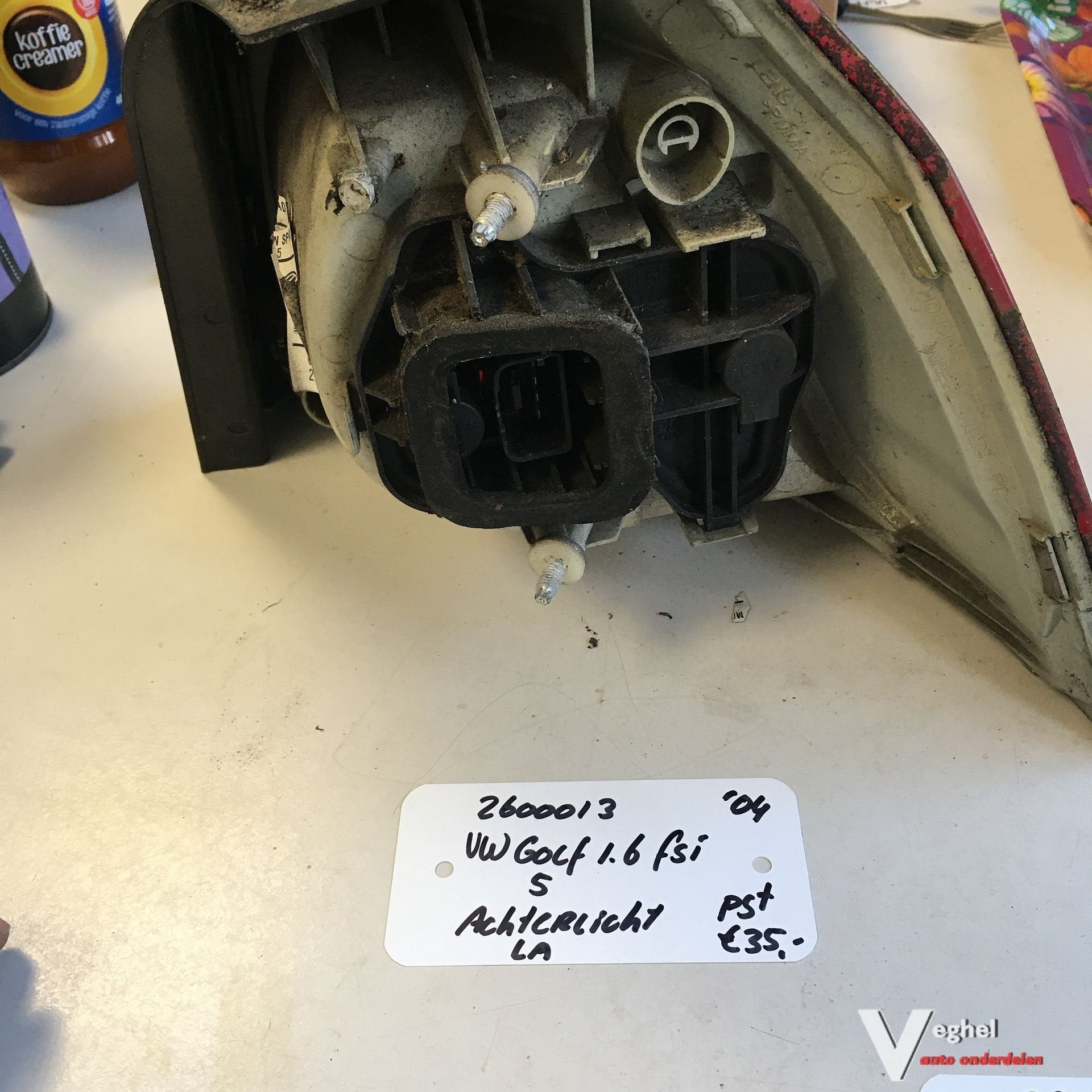 Vw Golf 5  1.6 fsi 2004 2600013  Achterlicht   Linksachter o, Gebruikt, -, -, Ophalen of Verzenden
