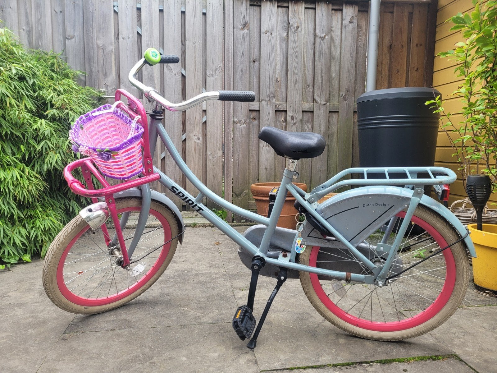Spirit Dutch Design kinderfiets met mandje, Ophalen, Terugtraprem, Spirit Dutch Design, 16 tot 20 inch