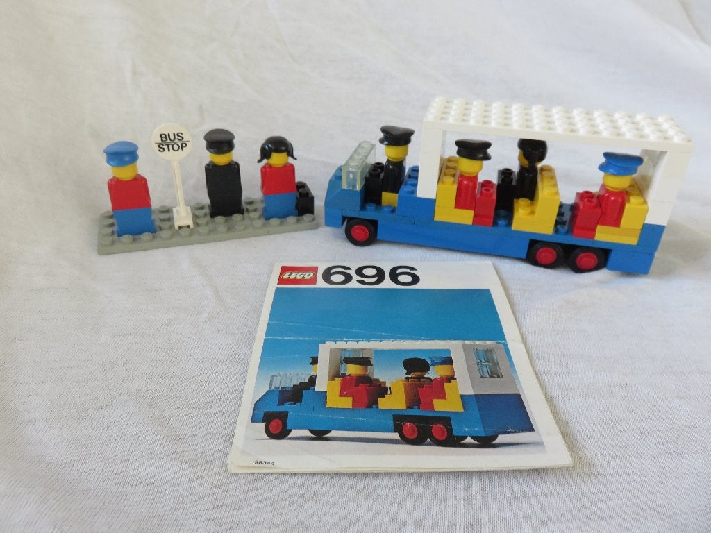 Lego legoland, set 696 Bus Stop, Gebruikt, Lego, Ophalen of Verzenden, Complete set