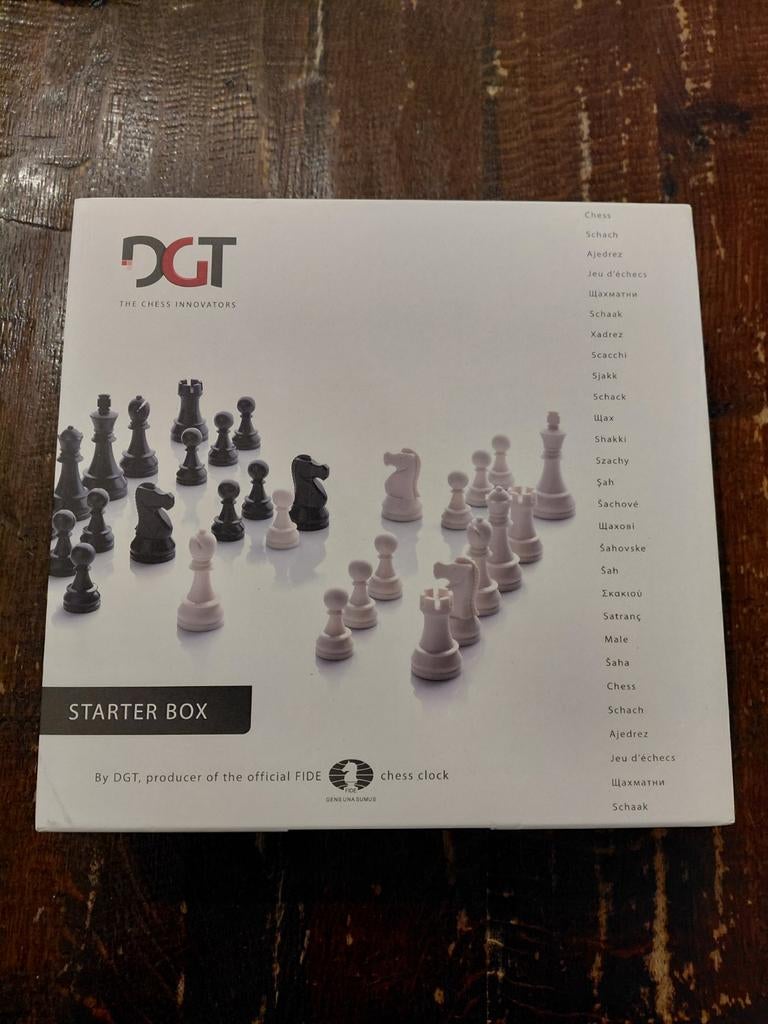 Nieuw DGT Schaakbord Starter Box - Leer Schaken!, Hobby en Vrije tijd, Een of twee spelers, Ophalen, Nieuw, DGT