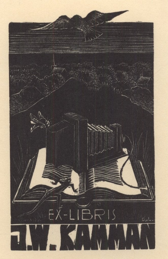 0270 Ex Libris Nederland : Dirk Govert van Luijn, 1934, Verzenden, Ex libris