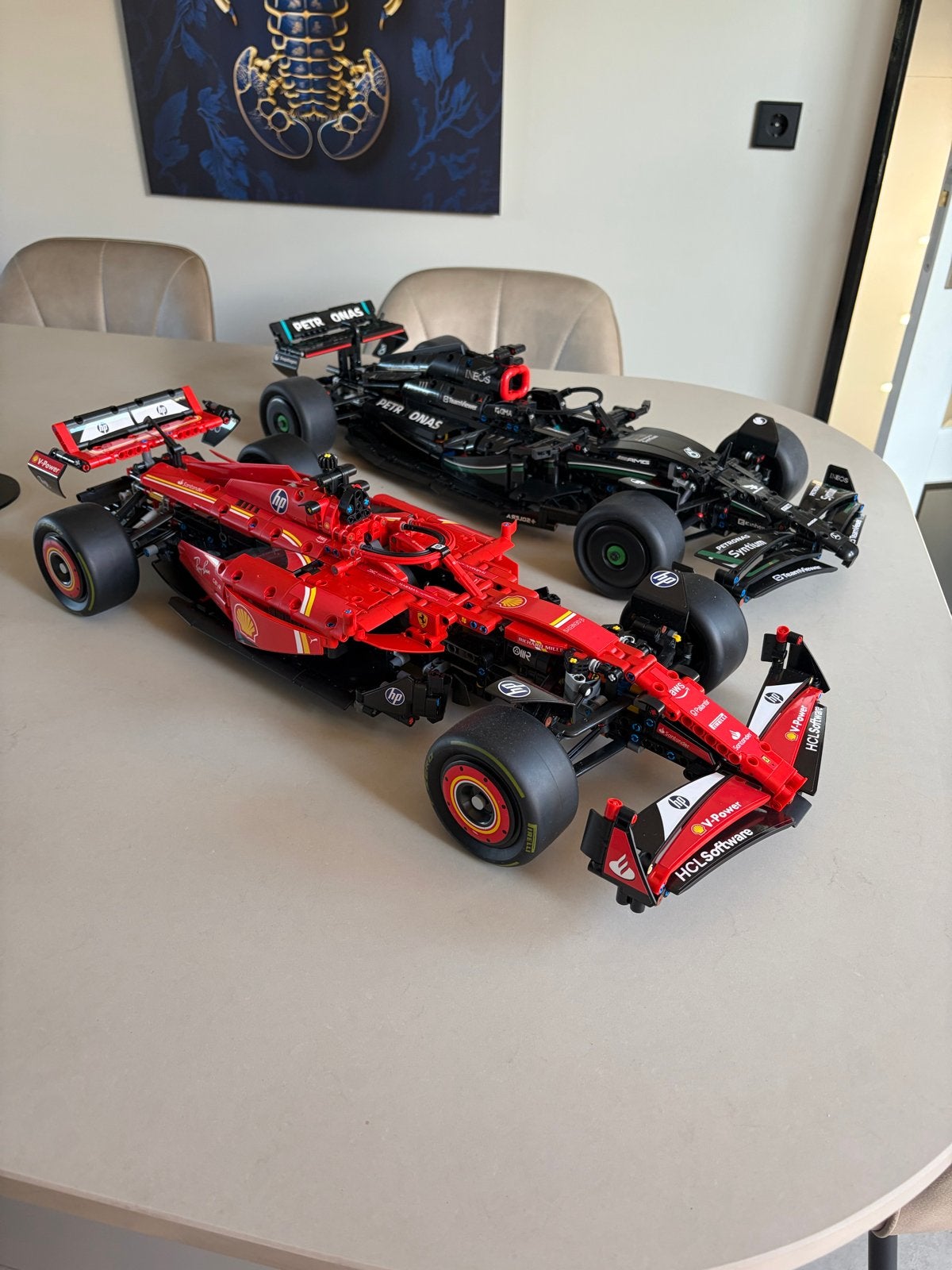Technic Formule 1 Raceauto's (Ferrari & Mercedes), Auto, Groter dan 1:32, Zo goed als nieuw, Ophalen