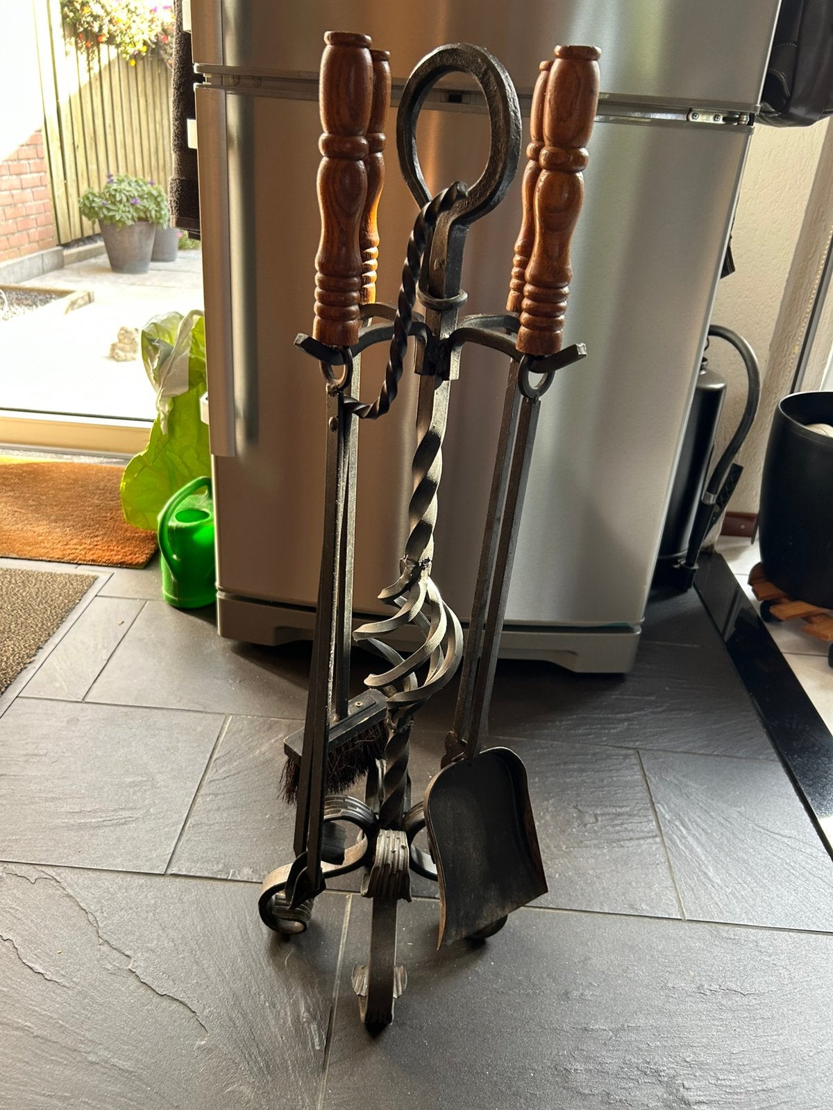Smeedijzeren haardstel, Antiek en Kunst, Ophalen
