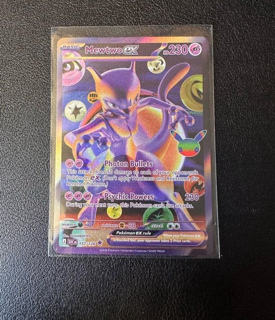 Mewtwo ex galatic 30th 157/128 Mint, Ophalen of Verzenden, Nieuw, Losse kaart