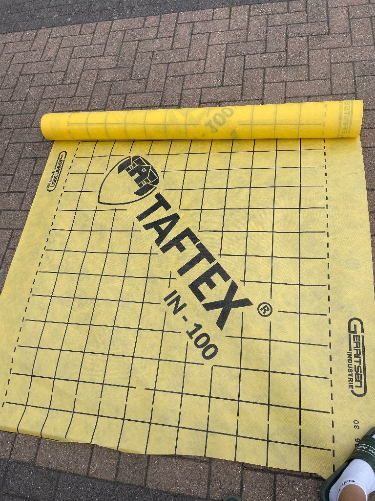 Dampremmende folie Taftex In-100, Overige materialen, Dakisolatie, Nieuw, 15 m² of meer