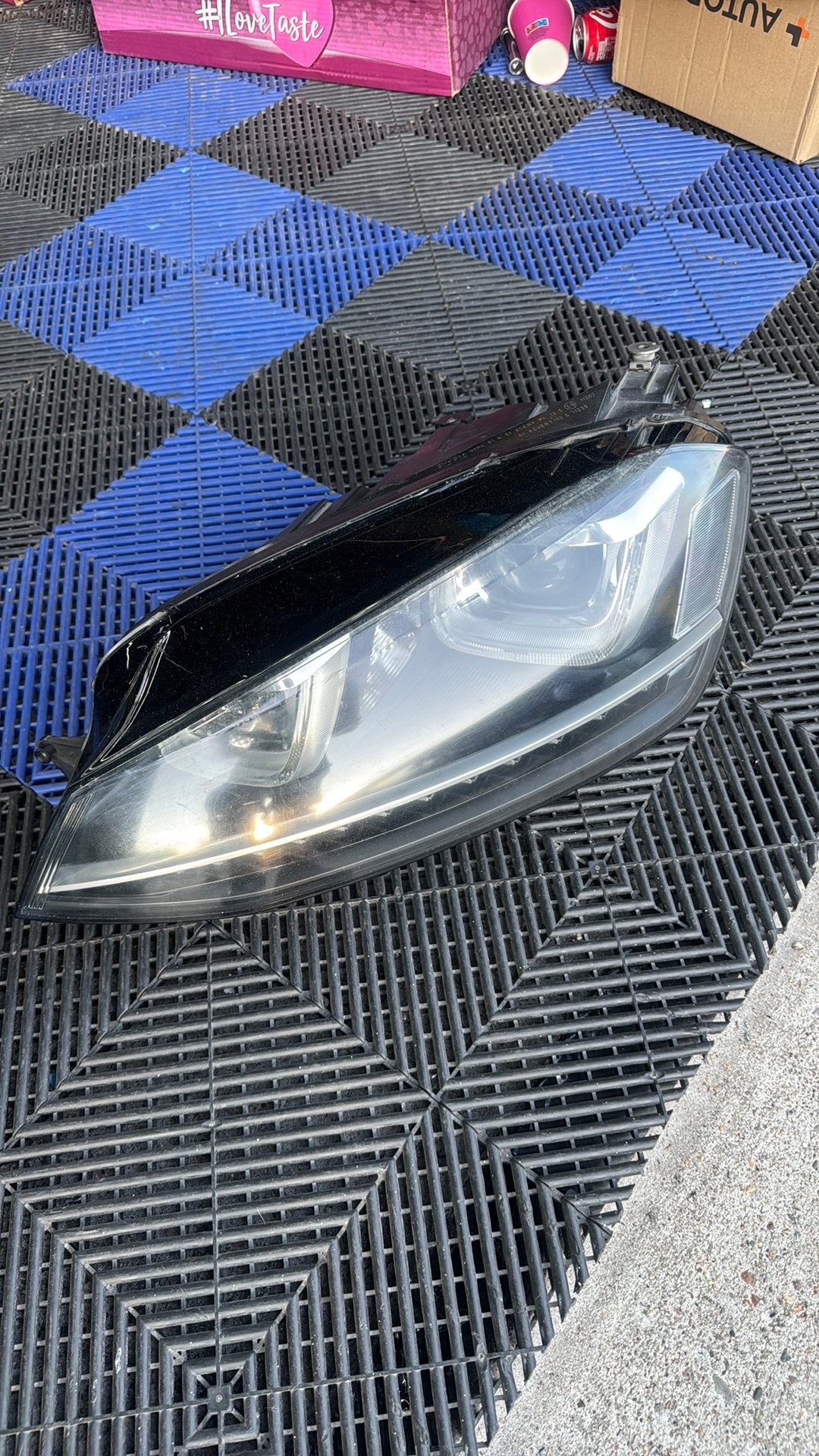 Golf 7R 2.0 linker koplamp. 2014/2015, Auto-onderdelen, Verlichting, Ophalen, Nieuw