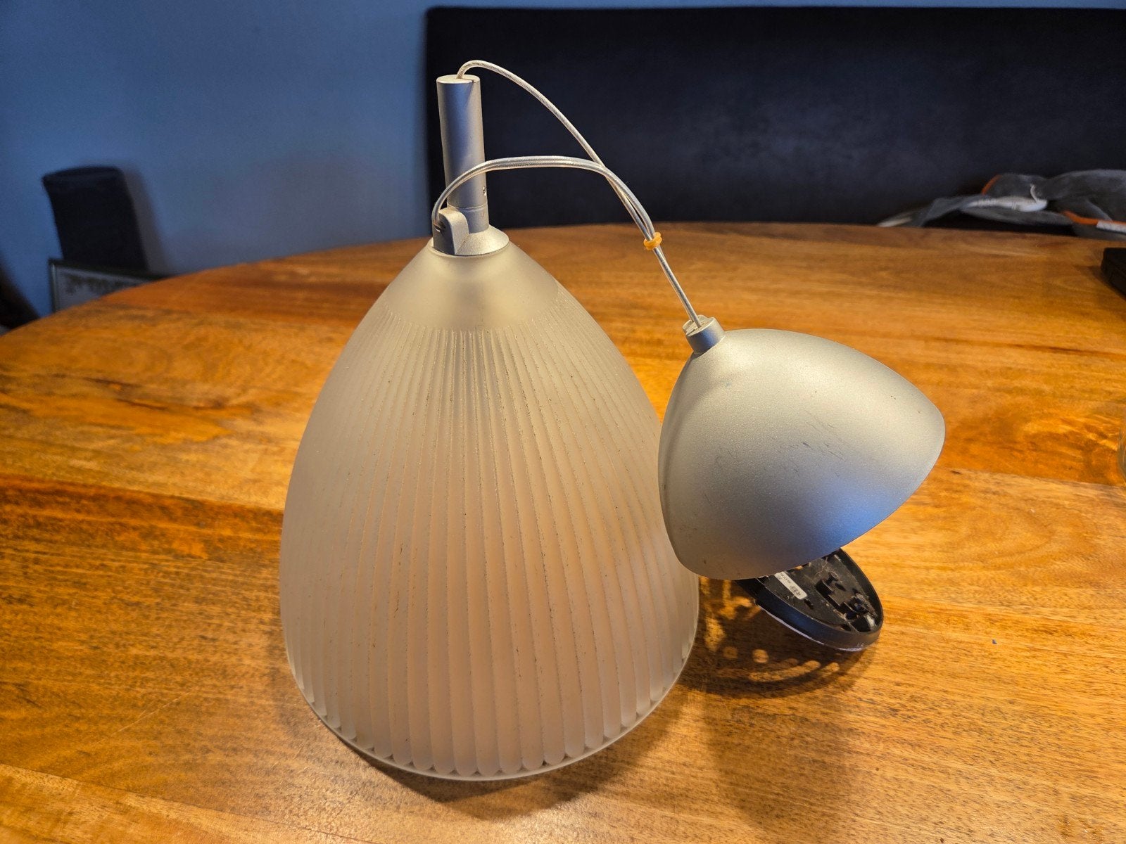 Vintage Lucitalia Stresa S Hanglamp, Ophalen of Verzenden, Gebruikt, Glas, E27 (groot)
