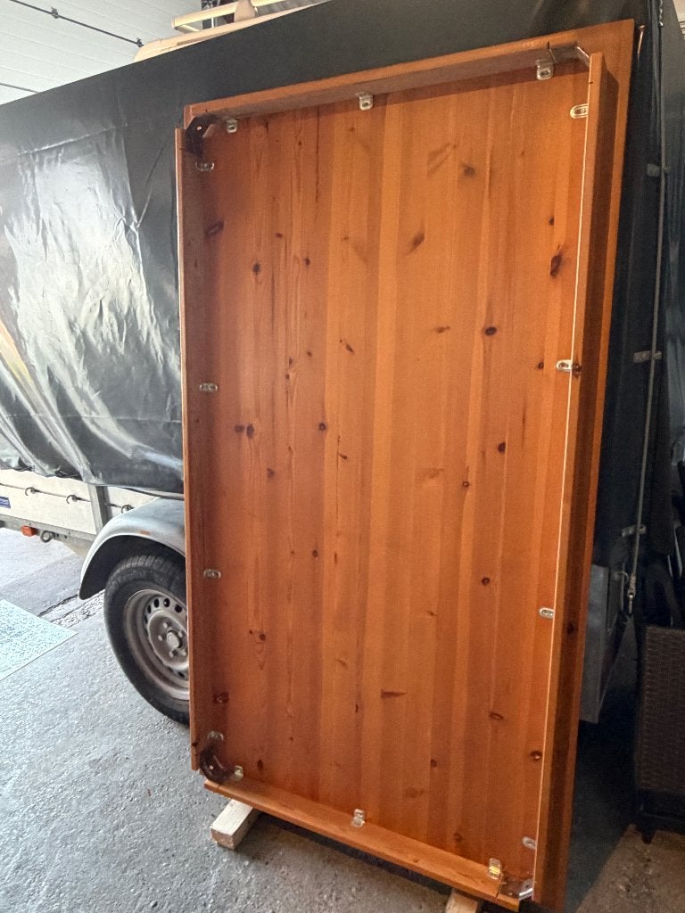 eettafel grenen 100x180, Huis en Inrichting, Tafels | Eettafels, Ophalen, Gebruikt, 50 tot 100 cm, Vijf personen of meer
