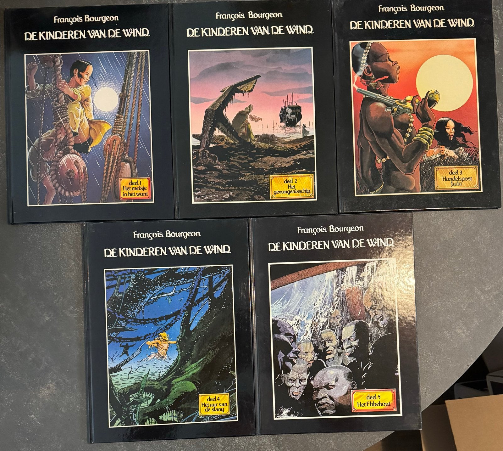 De Kinderen van de Wind - Complete Serie (5 delen), Boeken, Complete serie of reeks, Ophalen of Verzenden, Zo goed als nieuw