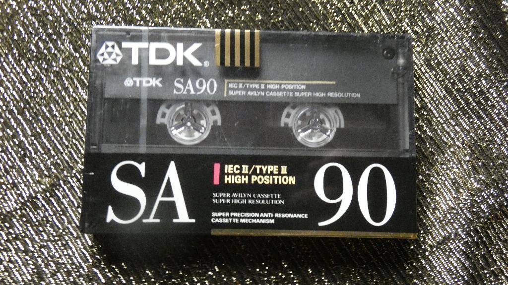 1x TDK SA 90 –Cassette- 90min. 1990.NIEUW-in folie!, Ophalen, Overige genres, 1 bandje, Nieuw in verpakking