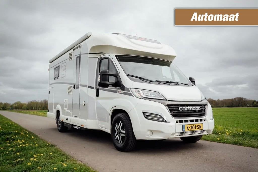 Carthago C-Tourer C-Tourer T144 QB l  PRIJS N.O.T.K  l AUTOM, Caravans en Kamperen, Automaat, Diesel, Carthago, 6 tot 7 meter