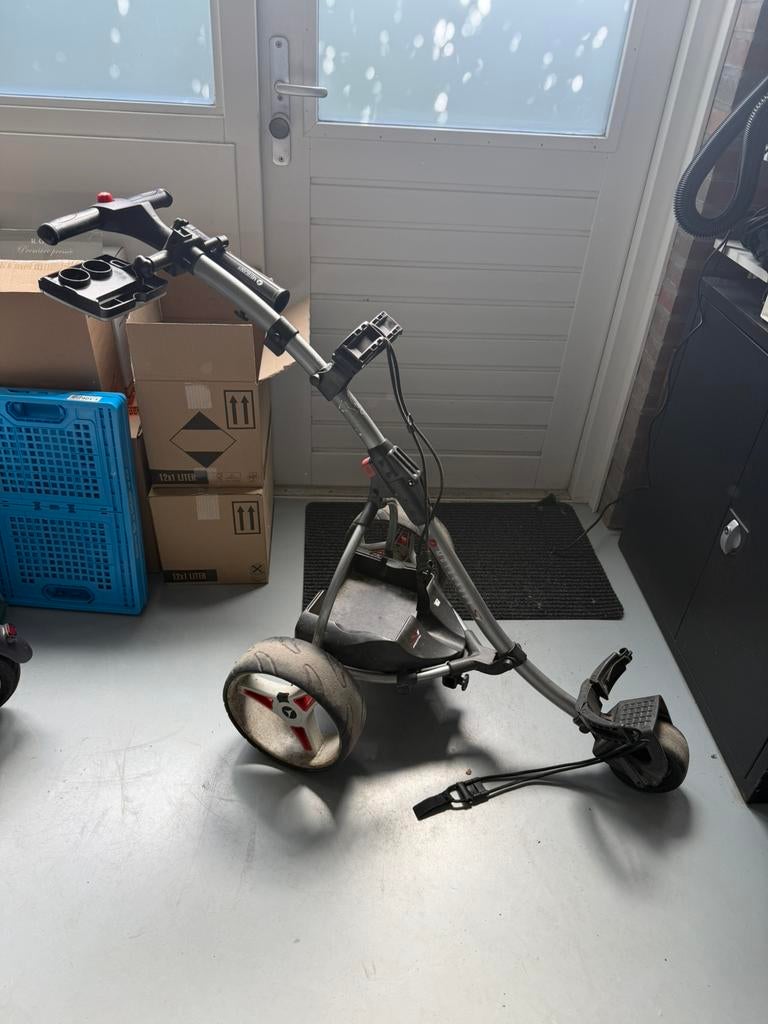 Motocaddy elektrische golftrolley – met 2 accu’s, Ophalen of Verzenden, Gebruikt, Golfkar, Overige merken