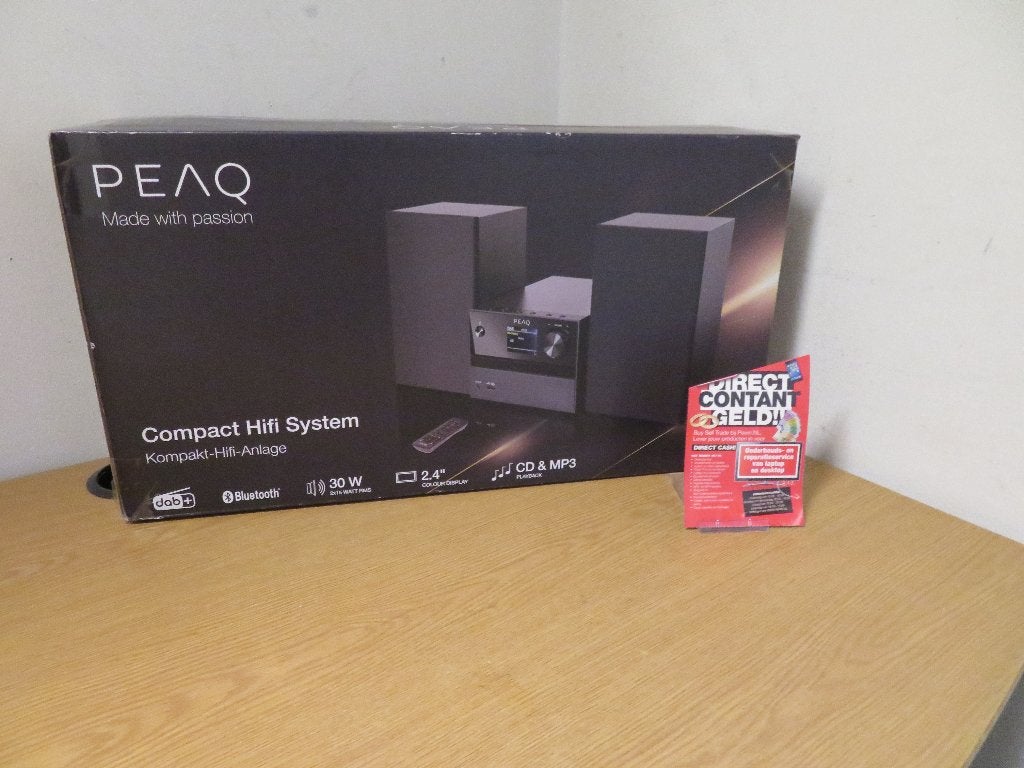 PeaQ PMS 320 Micro Hifi System | Pawn Eindhoven, Audio, Tv en Foto, Stereo-sets, Tuner of Radio, Zo goed als nieuw, Microset, Ophalen