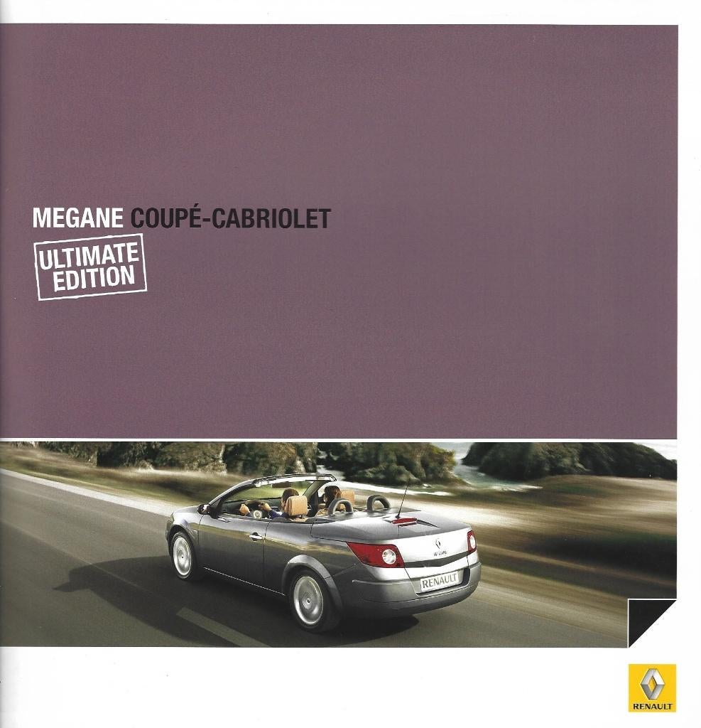 Folder Renault Megane Coupe Cabriolet Ultimate Edition 2009, Ophalen of Verzenden, Gelezen, Renault