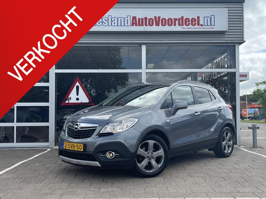 Opel Mokka 1.4 T Cosmo /Cruise/Airco/Halflederen sportinteri, Voorwielaandrijving, Stof, Gebruikt, 4 cilinders