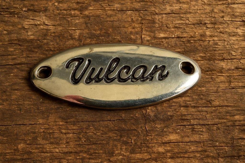 Metalen plaatje - Vulcan -, Motoren, Ophalen of Verzenden, Nieuw
