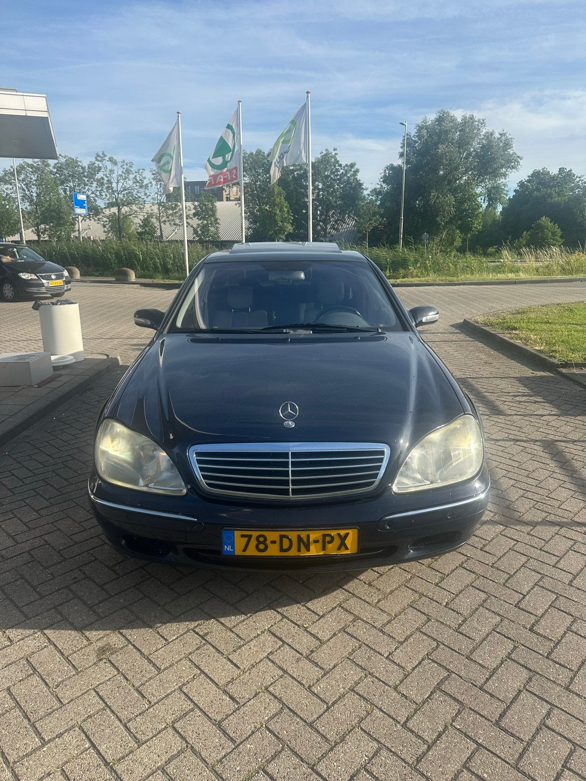 Mercedes-Benz S-Klasse 3.2 165KW S320 AUT 1999 Blauw, Achterwielaandrijving, Stoelverwarming, 1670 kg, Blauw